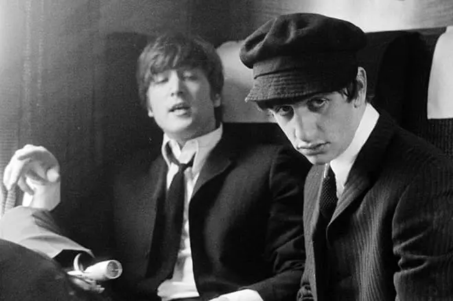 Ringo Starr og John Lennon
