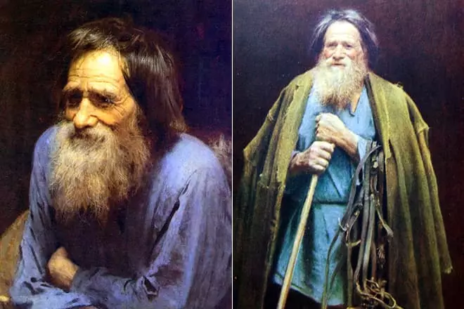Картини Івана Крамського «Мина Моісеєв» і «Селянин з вуздечкою. Міна Моїсєєв »