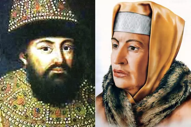 Ivan IIIとSophia Paleogist、両親はヴァシリルIII