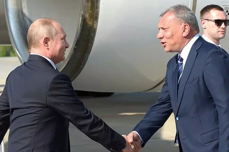 Vladimir Putin a Yuri Borisov