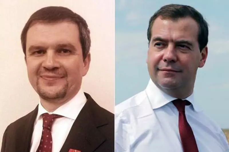 Maxim Akimov e Dmitry Medvedev