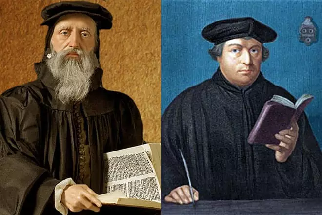 Jean Calvin ja Martin Luther