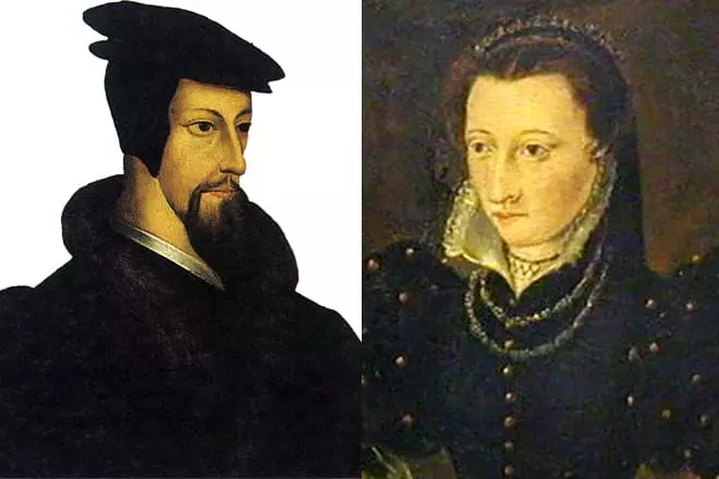 Јеан Цалвин и његова супруга Идете де Бур
