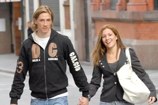 Fernando Torres và vợ Ollaya Dominguez