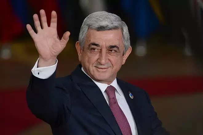 O primeiro ministro Serge Sargsyan