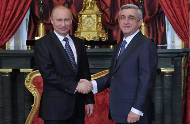 Serzh Sargsyan a Vladimir Putin