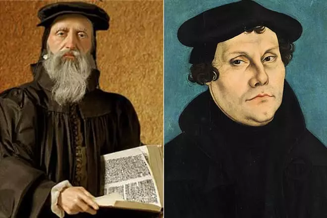 Jean Calvin i Martin Luther