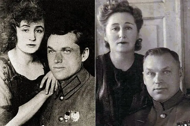 Konstantin Rokossovsky和他的妻子朱莉婭