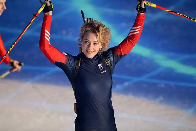 biathlonist Olga Zaitsveseva