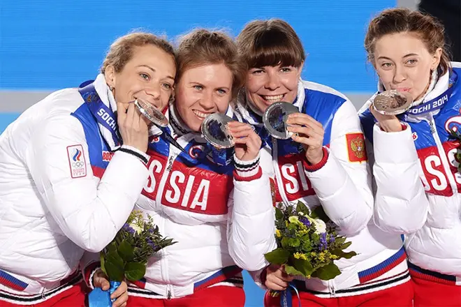 Olga Zaitseva sa Olimpiada sa Sochi