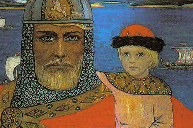 “奧格王子和伊戈爾”，藝術家Ilya Glazunov