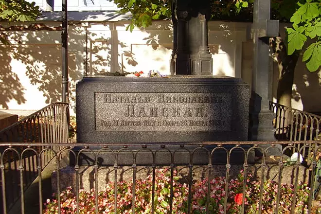 Tombe de Natalia Goncharova