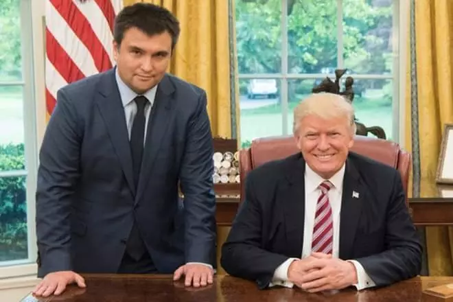 Pavel Klimkin y Donald Trump