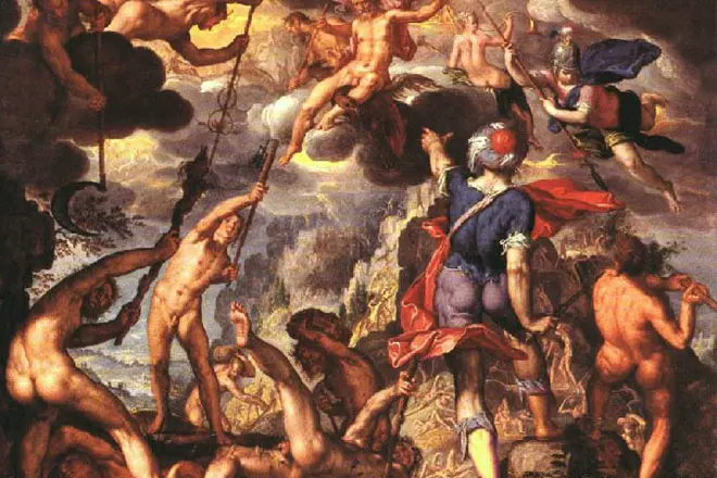 Batalla dels déus amb Titans