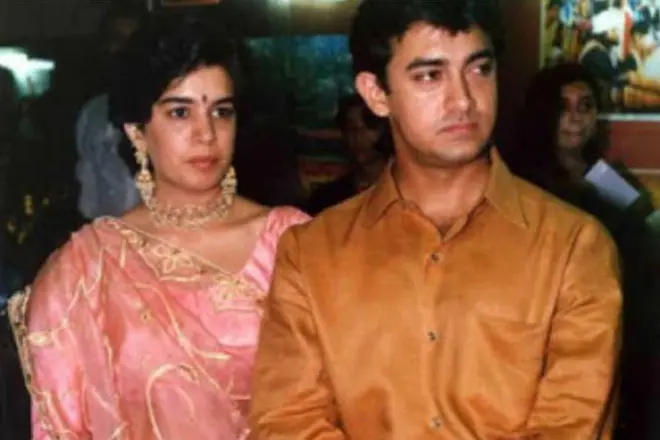Aamir Xon va uning birinchi xotini Rina Dutta