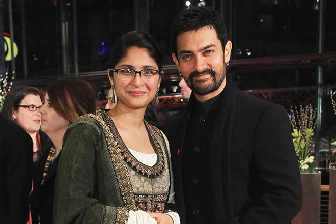 Aamir Khan และ Kiran Rao ภรรยาของเขา