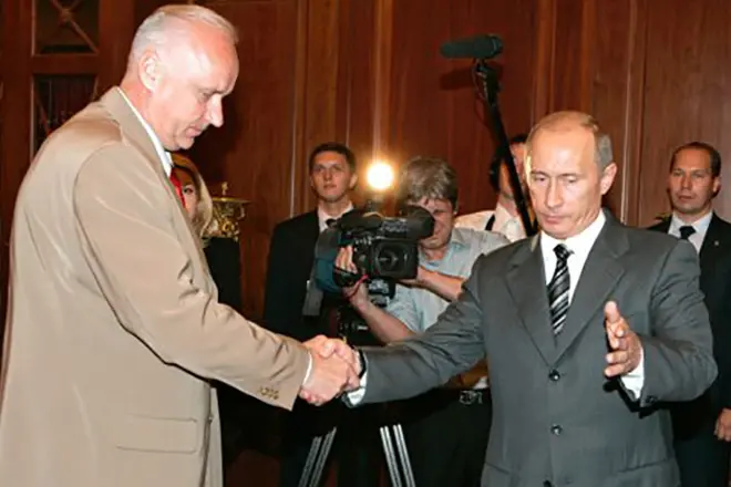 Александър Бастрин и Владимир Путин