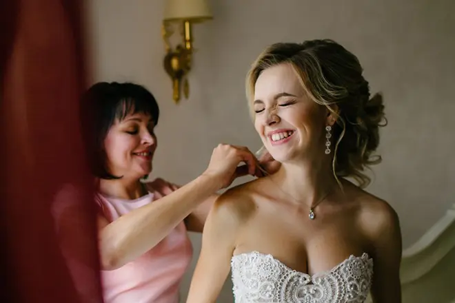 Elena Kasyanov au mariage de sa fille
