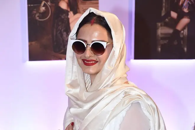 Rekha in 2018