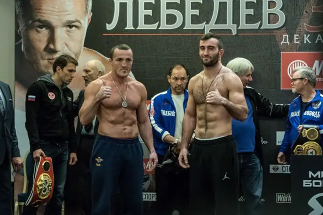 Denis Lebedev a Murat Gassiev