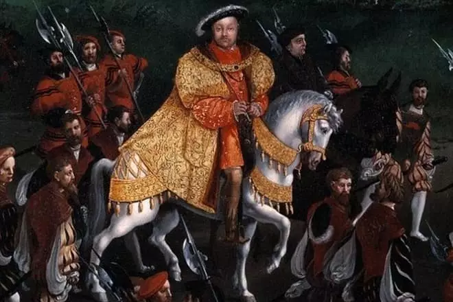 Heinrich VIII na konjima