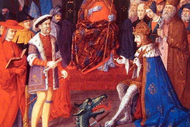 Kings Heinrich VIII i Karl V