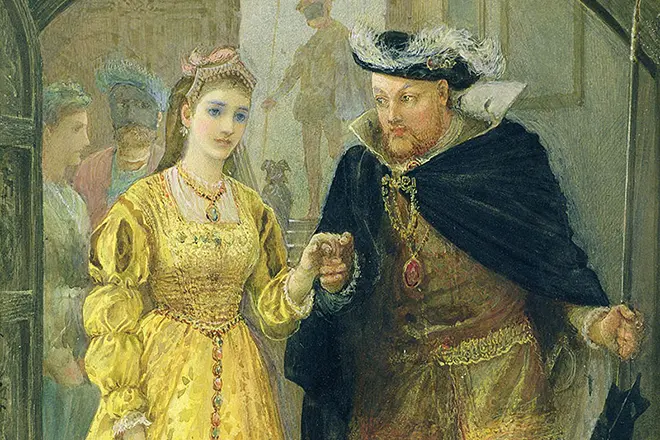 Heinrich VIII e Anna Bolein
