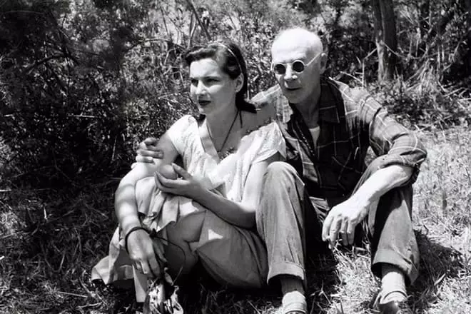 Henry Miller i la seva tercera esposa Janina Lepsk