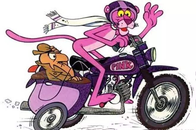 Pink panter at inspector Clouzo.