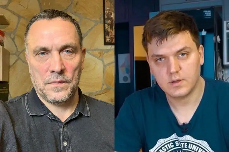 Maxim Shevchenko والابن Vasily Polonsky