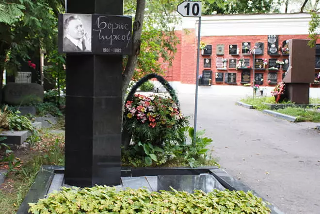 Boris Chirkova's grave.