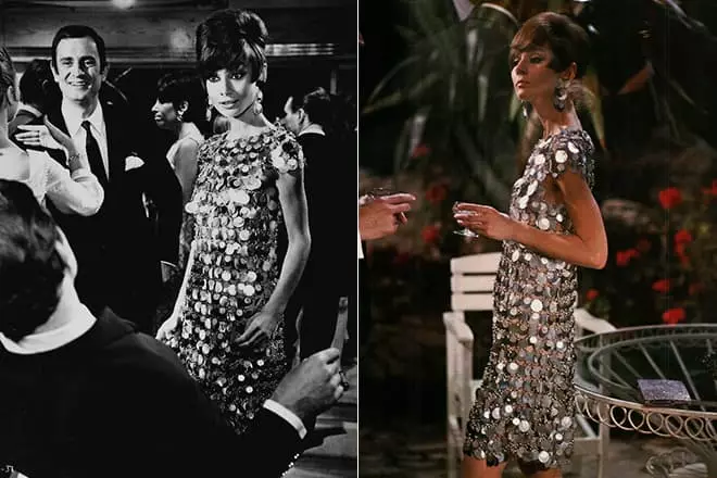 Audrey Hepburn in a dress from Paco Raban