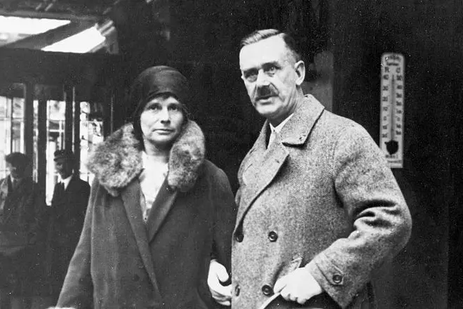 Томас Ман и неговата сопруга Катја