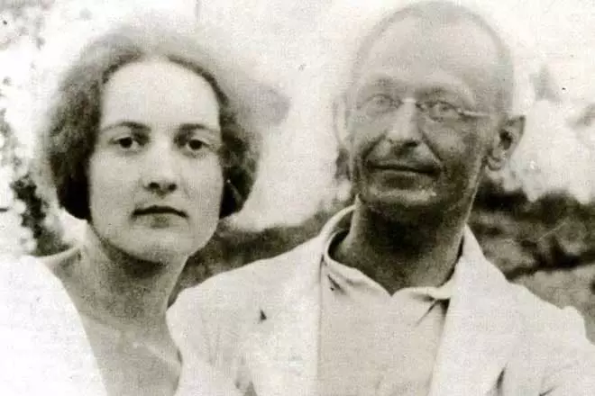 Herman Hesse og annar kona hans Ruth Wenger