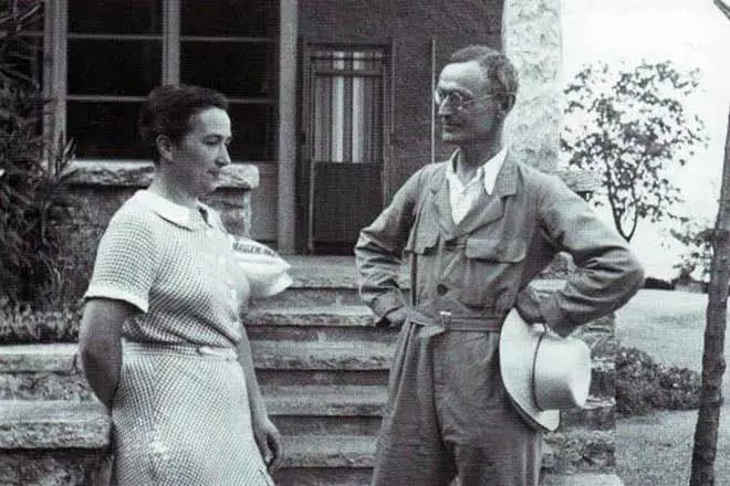 Herman Hesse e sua terceira esposa Ninon Auslander