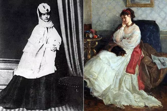 Evgenia Shishkin, den første kone Ivan Shishkin