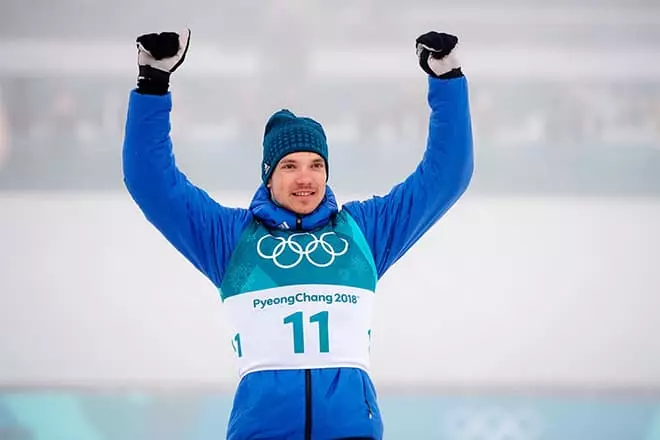 أندريه لاركوف في أولمبياد 2018