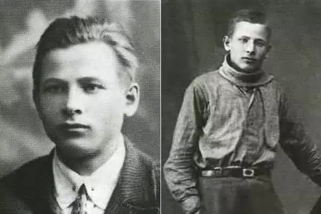 Konstantin Chernenko u mladosti