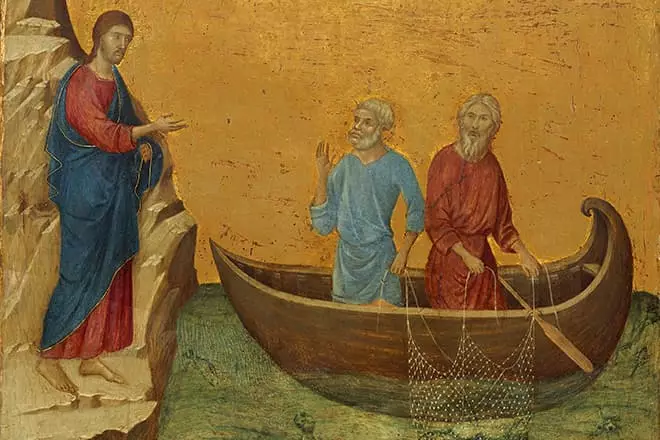 Ісус заклікае Пятра і Андрэя