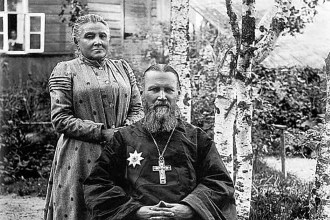 John Kronstadt i la seva esposa Elizabeth Konstantinovna