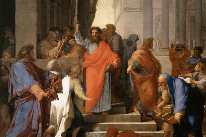 Apostol Paul prédikálja az efézőket