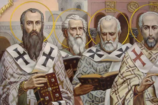 Vasilijus puikus, Athanasius Aleksandrianas, Gregory teologas, John Zlatoust