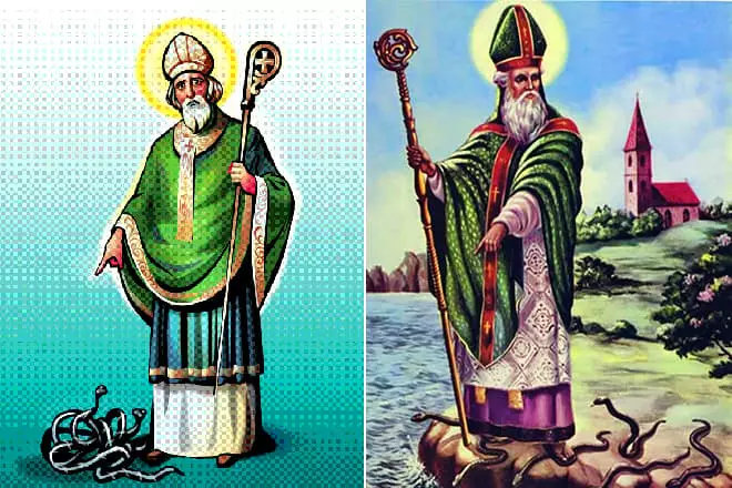 Saint Patrick išskiria gyvates