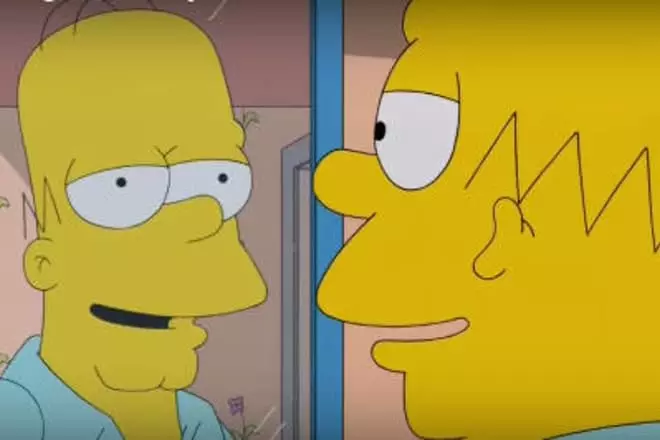 I-Homer Simpson ngaphandle kwebristle