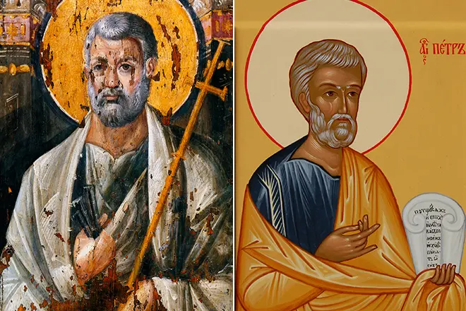 Mga Icon ni apostol Pedro.