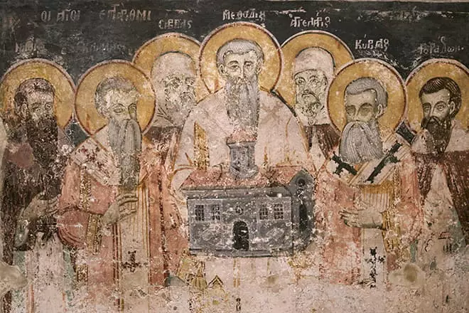 Cyril และ Methodius กับนักเรียน