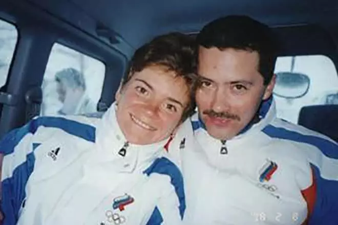 Larisa Lazutina et son mari Gennady Lazutin