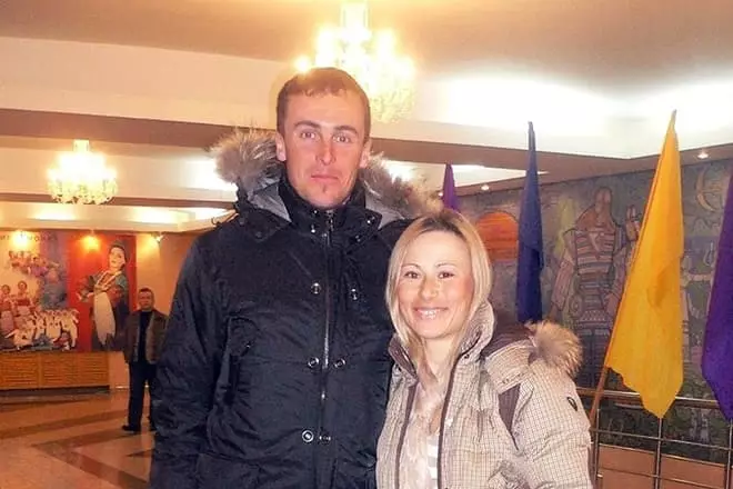 جولیا Chepalova اور اس کے دوسرے شوہر Vasily Rochev.