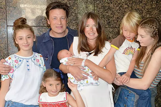Jamie Oliver a rodina