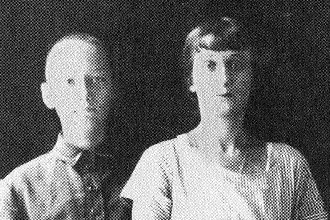 Lev Gumilev e Anna Akhmatova